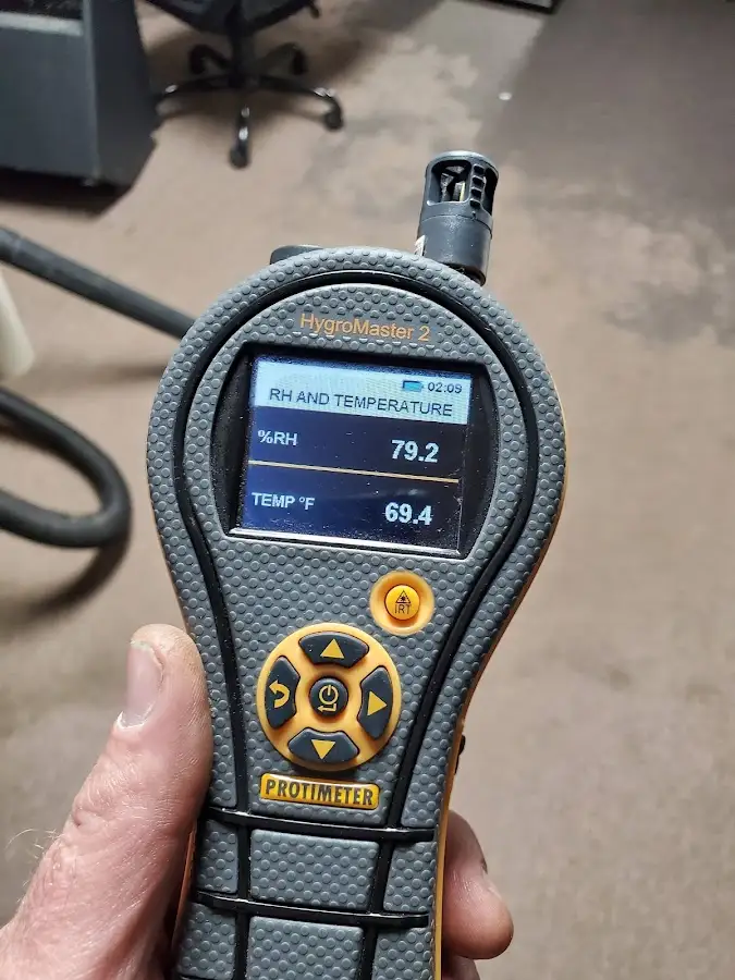 Moisture meter humidity assessment for Fire & Smoke Damage Restoration in Stallings